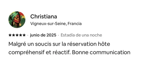 5-star review from Christiana on Airbnb — Hostel Toucan