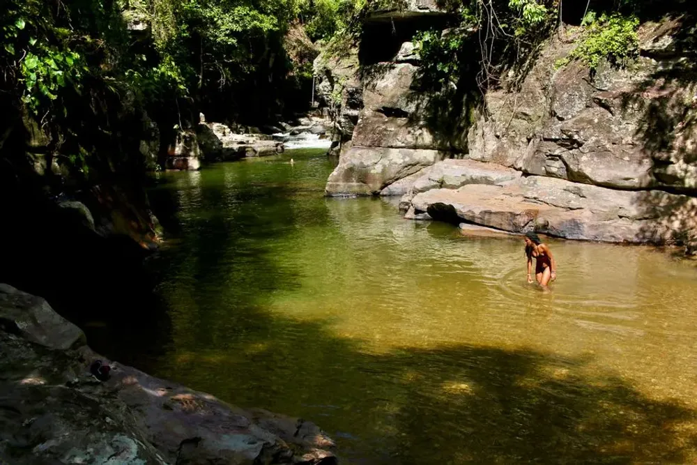Crique en Guyane : se baigner en eau douce en toute sécurité