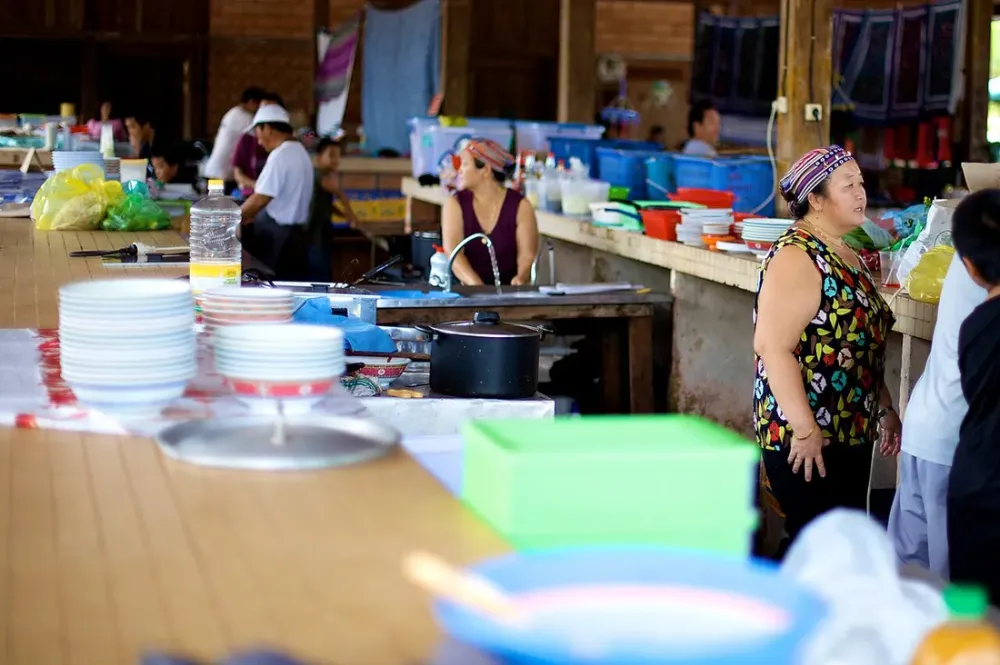 Cuisine Hmong de Cacao : le marché du dimanche en pleine forêt amazonienne
