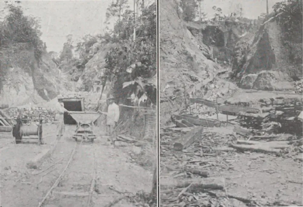 Saint-Élie et l'or de Guyane : sur la route des anciennes mines