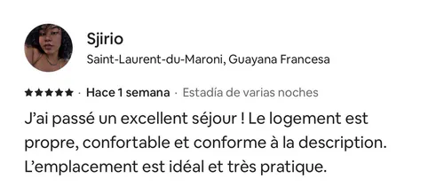 5-star review from Sjirio on Airbnb — Hostel Toucan